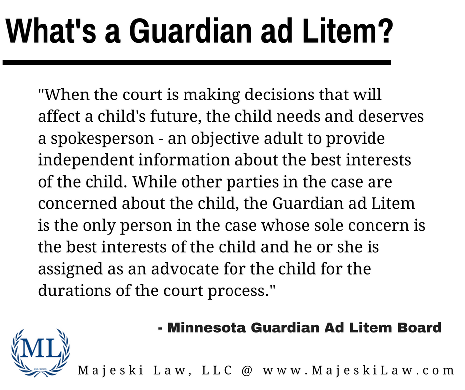 Guardian Ad Litem Majeski Law LLC MN Family Law Attorney